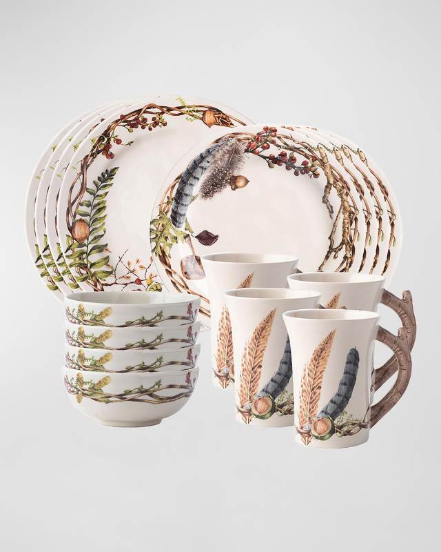 Forest Walk 16pc Place Setting